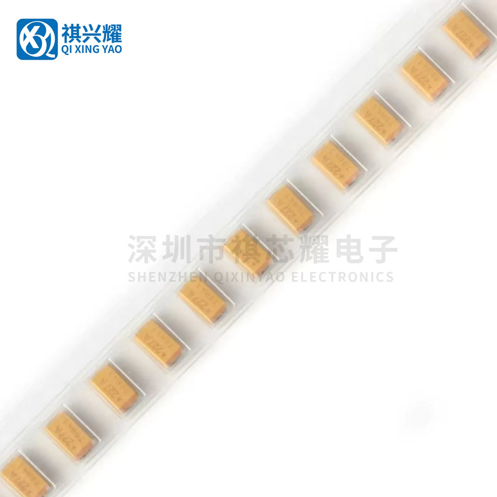 10pcs Original genuine AVX tantalum capacitor 6032C 220uF (227) ± 10% 10V TAJC227K010RNJ