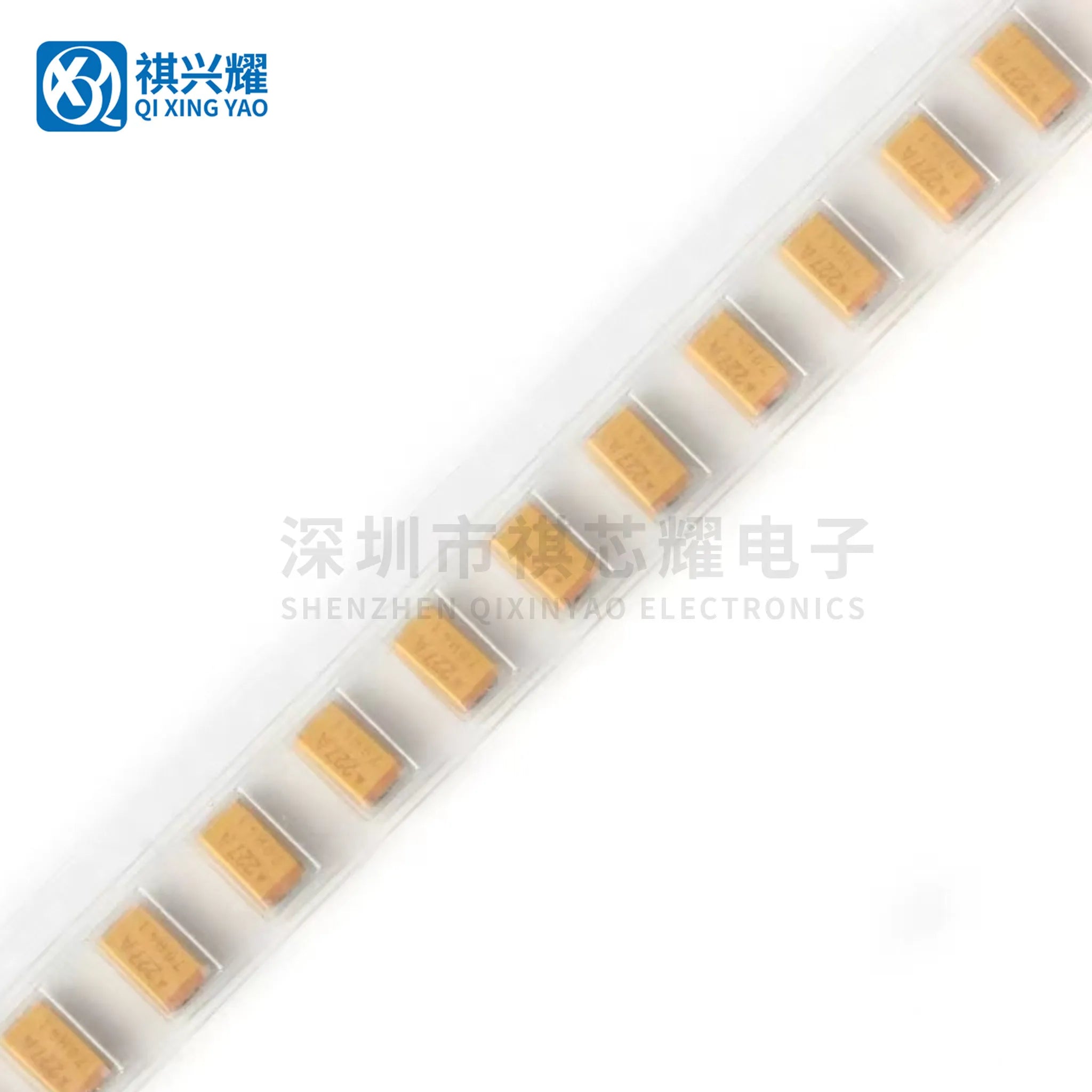 10pcs Original genuine AVX tantalum capacitor 6032C 220uF (227) ± 10% 10V TAJC227K010RNJ