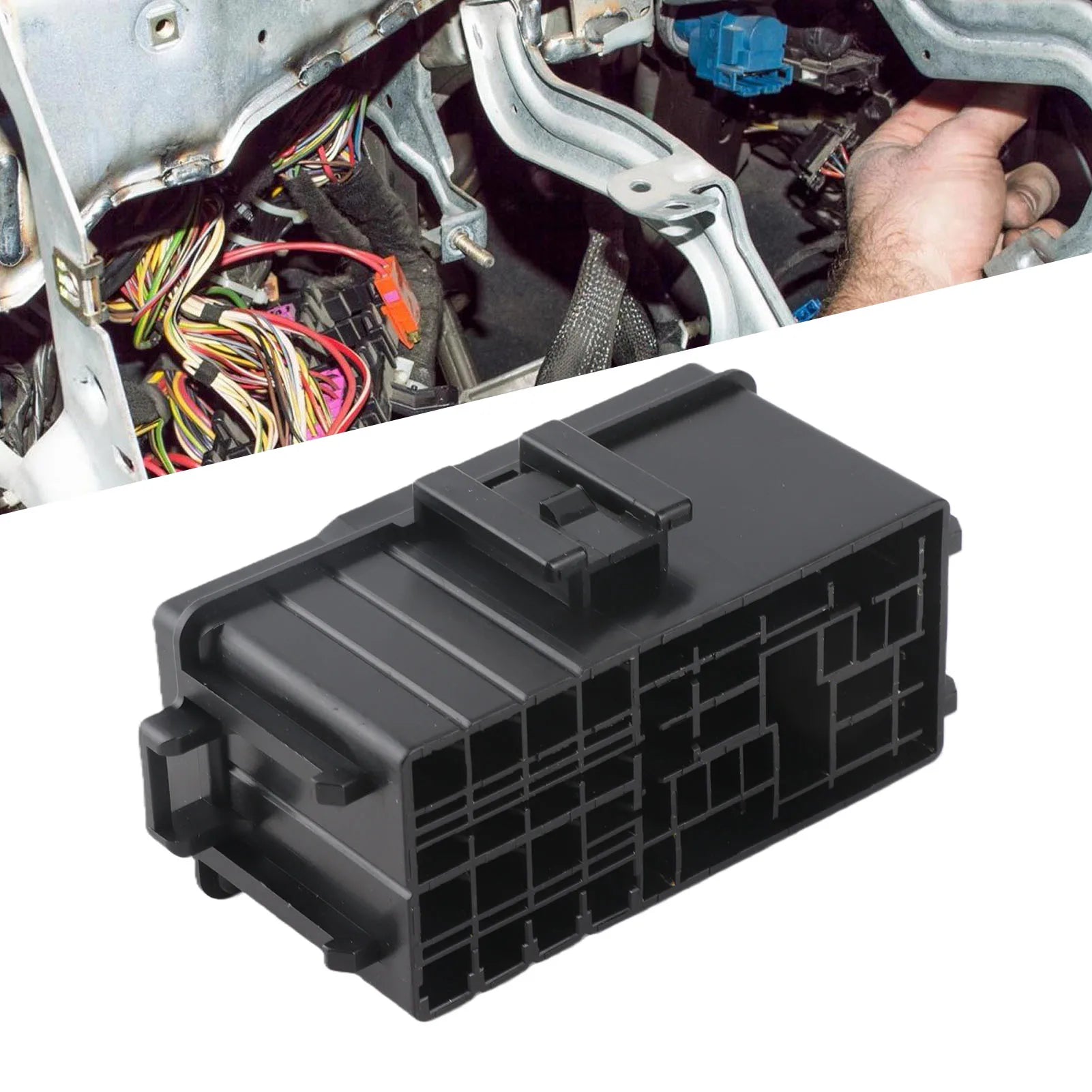 Fuse Relay Box with 2PCS 12VDC 30A 5 Pin Relays and 6PCS 5A 10A 20A Fuses for Car Boat