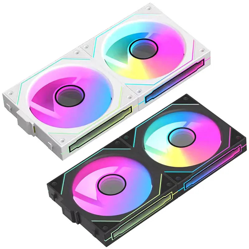 JUMPEAK MX120 240mm Modular Wireless Splicing PC 120mm Case Cooling Fan ARGB Infinite Mirror Effect For Computer Water Cooler