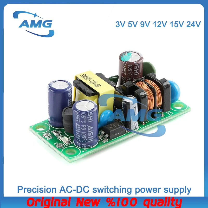 1PCS SM-PLG06A-05 110V 220v to DC 3.3V 5V 9V 12V 15V 24V AC-DC switching power board Isolation switch step-down module