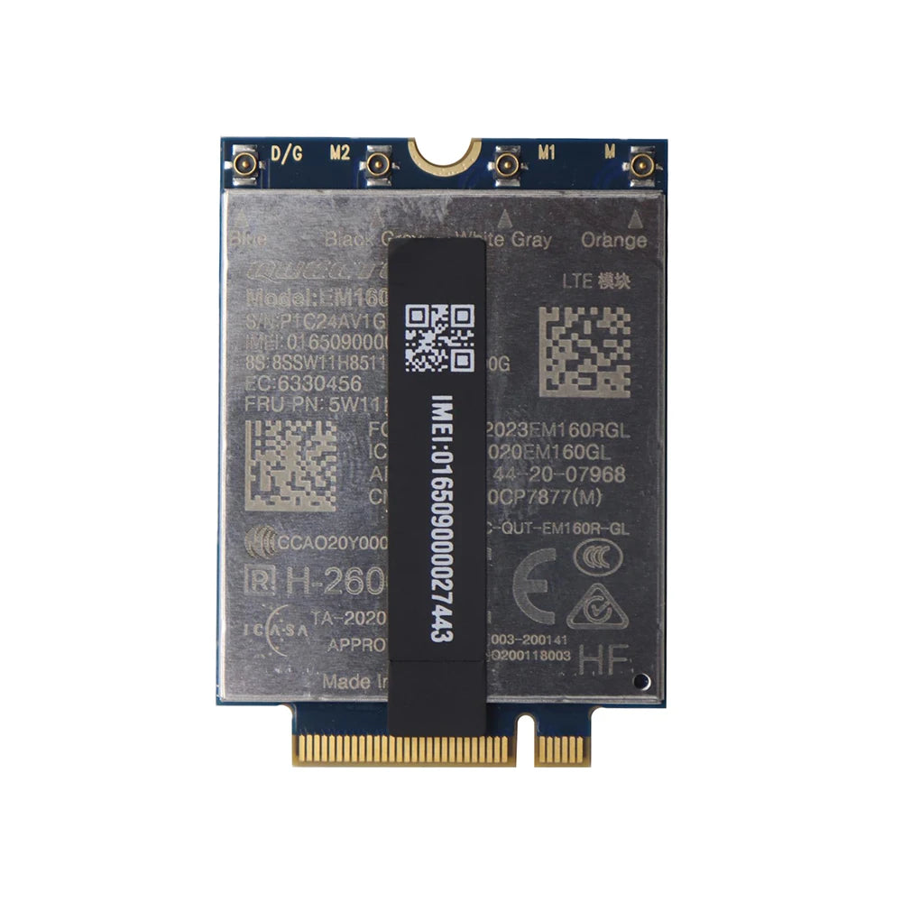 Quectel EM160R-GL LTE-A Cat16 M.2 Module SDX24 4G PCIE WWAN Card FRU 5W11h85445 For Thinkpad P16v X12 Detachable Gen2 Laptop