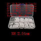 1Box JST 1.25 PH 2.0mm /SYP/SM/XH 2.54mm / VH 3.96mm Pitch Male Female Terminals Kit Plug Plastic Housing Header Crimp Connector
