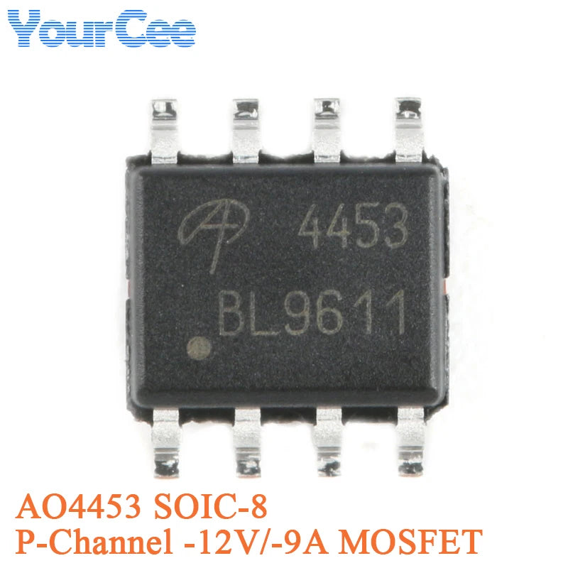 20pcs/5pcs AO4407A SOIC-8 4407A P-channel -30V/-12A SMD MOSFET Field Effect Transistor Chip AO4405AO4411 AO4413 AO4421 AO4435