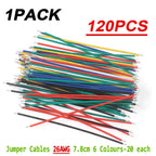 New 120/350/560/840PCS Breadboard Jumper Wire Kit 14 Lengths Assorted for Breadboard DIY Kits 26AWG 7.8cm Jumper
