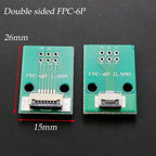 1pcs Test Board FPC 6 8 10 12 20 30 24 Pin PCB Double Sided FFC FPC Flex Cable Adapter Pitch 0.5mm 1.0mm to 2.54mm Connector