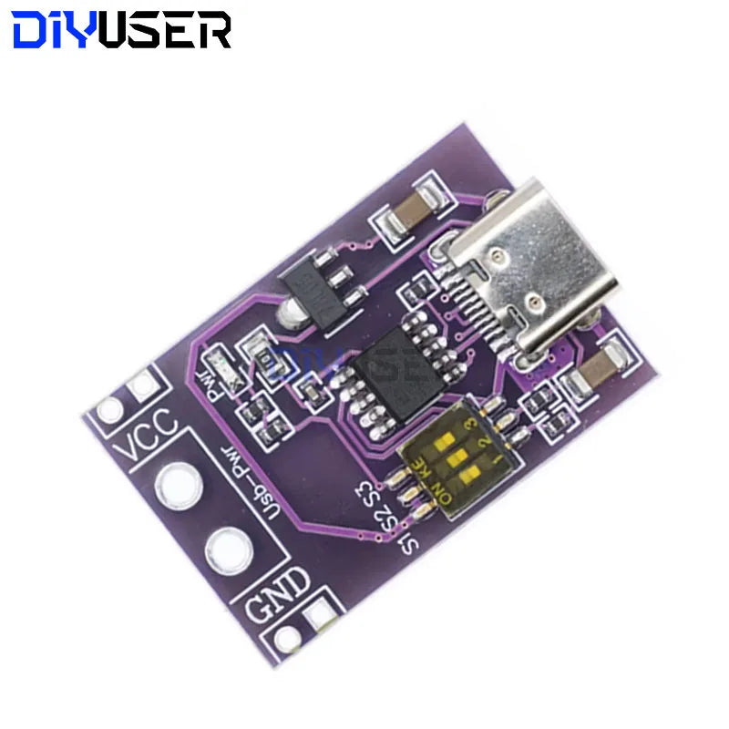 DIYUSER  Type-C QC AFC PD2.0 PD3.0 to DC Spoof Scam Fast Charge Trigger Polling Detector USB Notebook Power Supply Change Board