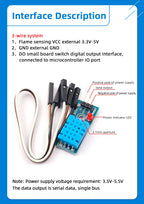 1PCS DHT11 DHT22 AM2320 Digital Temperature Humidity Sensor Module Board with DuPont Line For Arduino High Precision