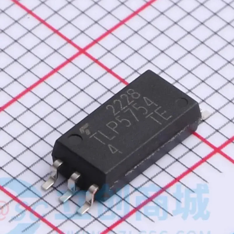 (10pc) TLP5754(TP,E SOIC-6-300mil Gate Driver Optocoupler 5Photocouplers Infrared LED & Photo IC TLP5754 SOP-6