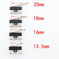 20PCS/Lot Micro Switch Push Button Switch 3 Pin 1A 125V AC Mini Light Touch Switch for Mouse