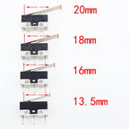20PCS/Lot Micro Switch Push Button Switch 3 Pin 1A 125V AC Mini Light Touch Switch for Mouse
