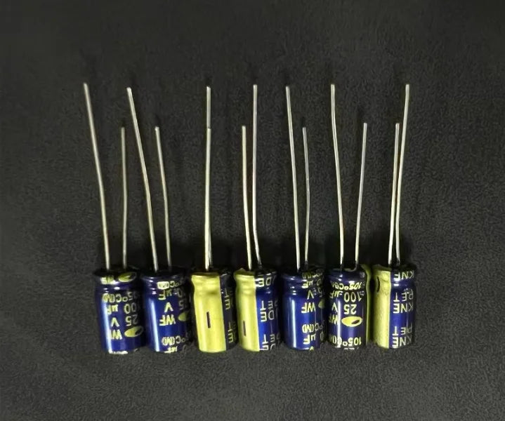 20Pcs/100Pcs SAMWHA 25V100uF 6x11mm WF Series 105°C High Frequency Low Resistance 100uF/25V HIFI Audio Electrolytic Capacitor