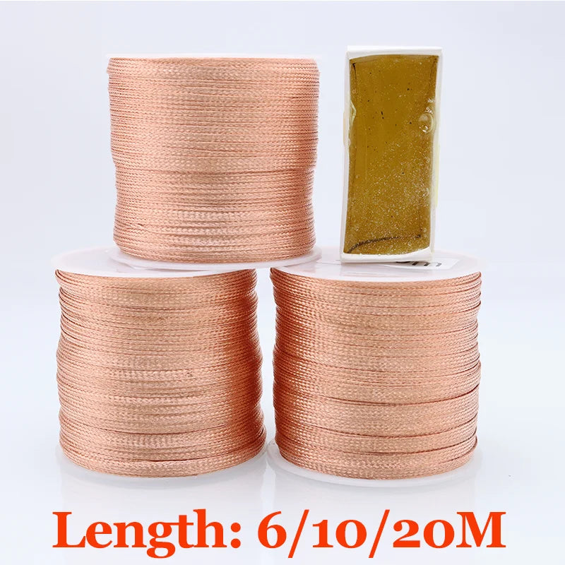6M/10M/20M Desoldering Mesh Braid High Purity Rosin Soldering Paste for PCB Board Soldering Iron Copper Welding Wire Solder Wick