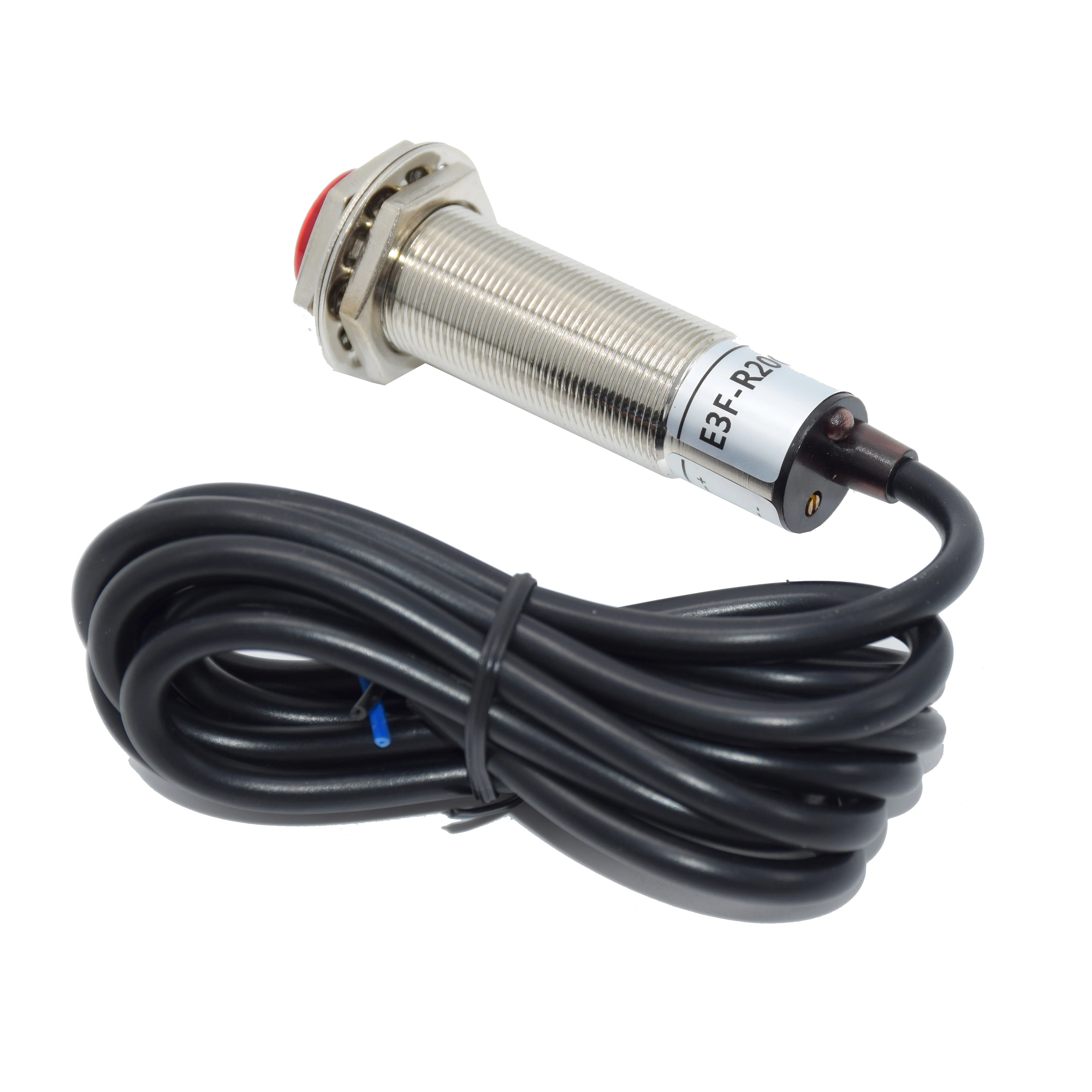 Waterproof Reflective Laser Photoelectric Switch Sensor Detector 20m Distance NPN PNP Output For Barrier Gate Alarm