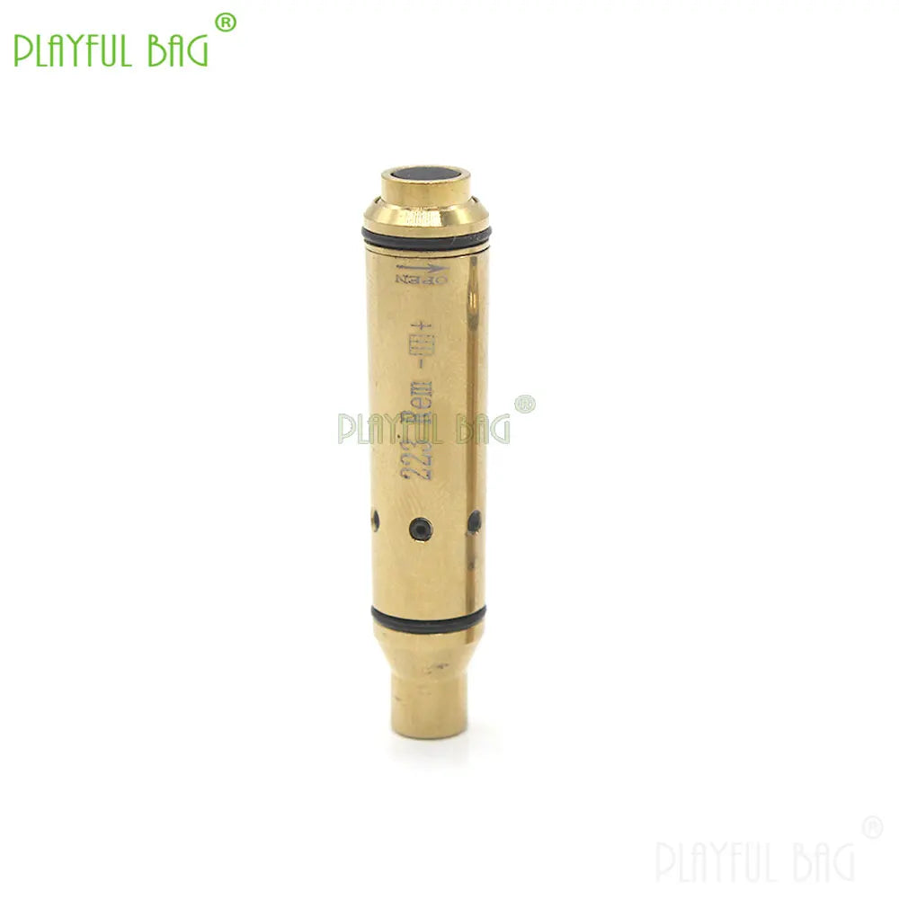 Outdoor CS Game Red Laser Cartridge Bore Sighter .380ACP/.40S&W/223Rem Training 2MW Laser Bullet Sports Toy Accessories QQ56