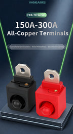 M6 M8 High Current Energy Storage Terminal All Copper Binding Post 150A 250A 300A Lithium Battery Inverter Terminal Connectors