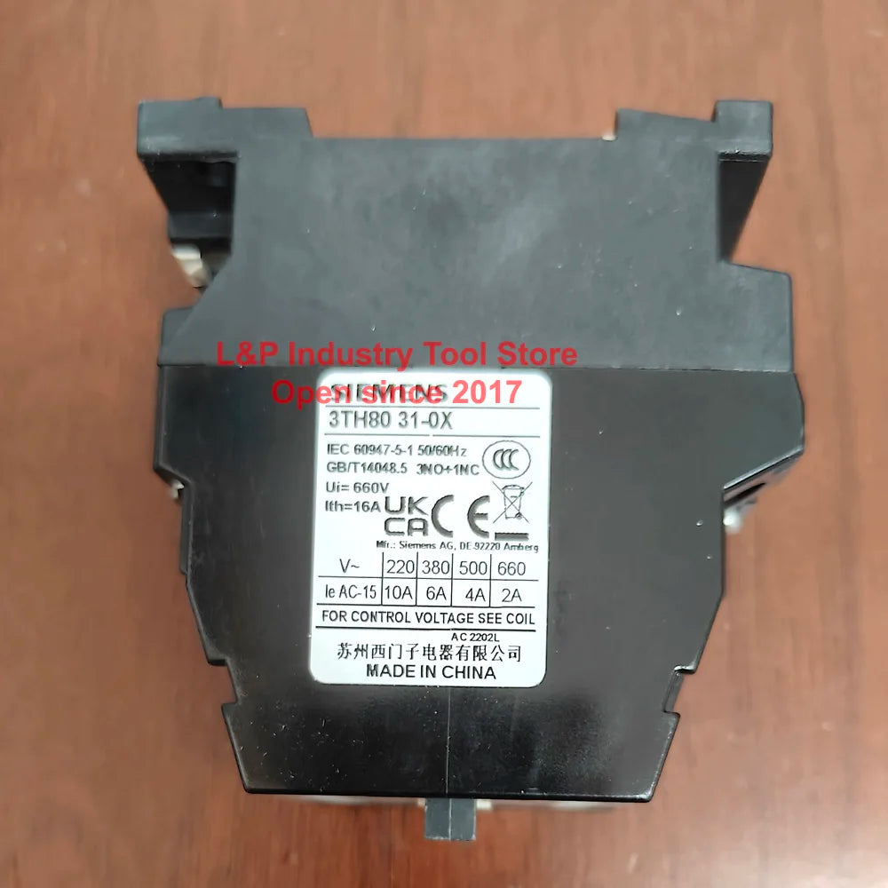 New Original SIEMENS 3TH8031-0X Contactor Relay Voltage AC24V AC36V AC110V AC220V AC380V Elevator Accessories 3TH80 31E 22E 40E