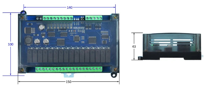 CWT-BK-1616 16Di / 16Do Digital Input and Output Rs485 Modbus Rtu Io Module