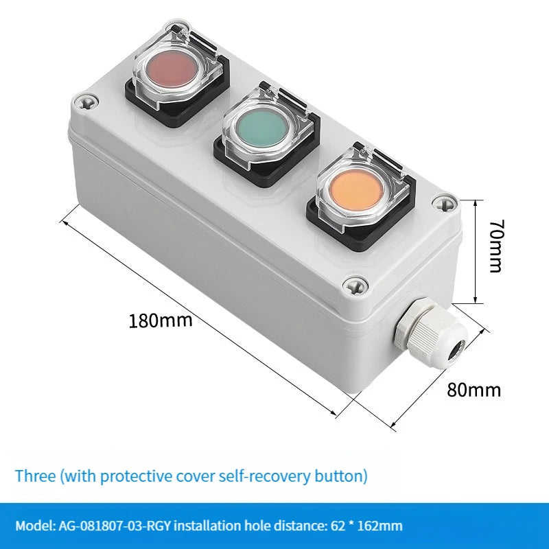 NEW high-quality Switch with arrow button control box self start button water tank electrical industrial emergency stop switch