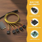 **DC 5525 To SATA IDE Hard Drive Power Supply Cable DC 12V To 4Pin Molex HDD Cable