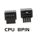 Mainboard CPU 8Pin Female to Male Power Connector Adapter 8Pin 90Degree Steering Dropship