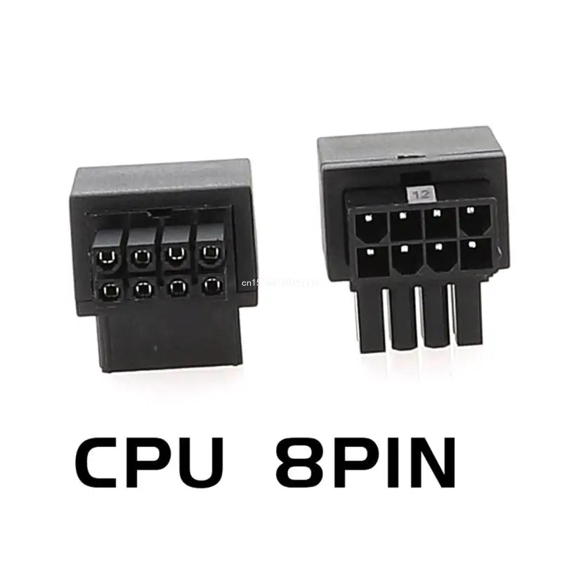 Mainboard CPU 8Pin Female to Male Power Connector Adapter 8Pin 90Degree Steering Dropship