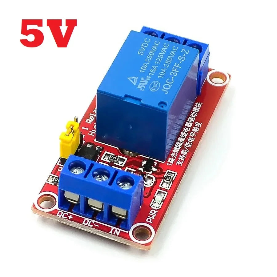 1 2 4 6 8 Channel 5V 12V 24V Relay Module Board Shield with Optocoupler Support High and Low Level Trigger for Arduino
