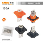 2pcs 150A 250A 350A MEB High Quality Through-wall Type High Current Lithium Battery Copper Connector New Energy Storage Terminal
