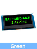 2.42 inch 2.42" OLED Display Module 128x64 LCD HD Screen Module SSD1309 7 Pin SPI/IIC I2C Serial Interface for Arduino UNOR3