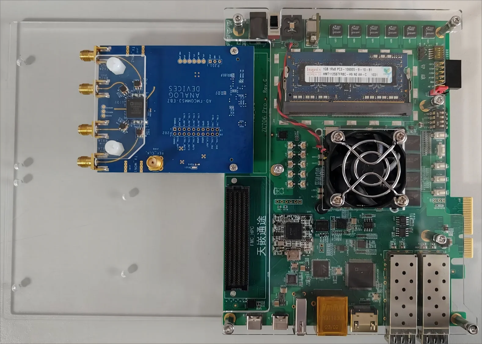 RF daughter board module AD-FMCOMMS3-EBZ AD9361 official software radio sdr