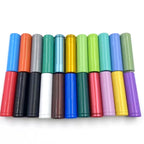 100pcs 18650 Battery Wrap Sleeve Heat Shrink Shrinkable Tube Insulated Multicolor Battery Skin PVC FilmTape Protector Cover Pipe