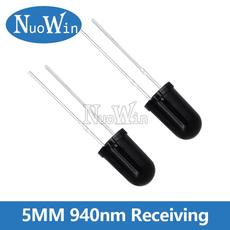 10 pairs 3mm 5mm 940nm LEDs Infrared Emitter and IR Receiver Diode for arduino