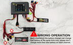 HTRC K6+ Lipo Battery Charger DC 400W AC 200W 12Ax2 RC Charger Balance Discharger For LiHV LiFe Li-lon NiCd NiMh Pb LiPo Batteri