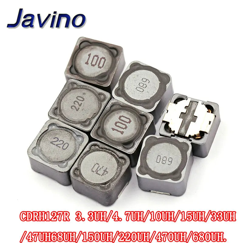 5/20/50PCS CDRH127 CD127 CDRH127 10/15/22/33/47/68UH 12*12*7 SMD Power inductor Javino