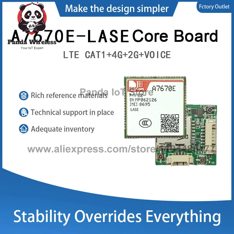 SIMcom CAT1 Core Board SIM7670 SIM7672 SIM7000 SIM7070 A7670 A7676 A7672 Series MNGV LNGV  support Data+GNSS(optional)