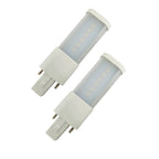 2PC G23 LED Bulb Bar Tube 2Pin 3W 4W 5W CFL PL-S 7W-13W Replacement 110V/220V 3000K/4000K/6000K White G23 Plug Saving Light Lamp