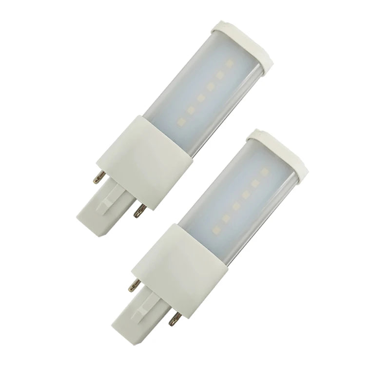 2PC G23 LED Bulb Bar Tube 2Pin 3W 4W 5W CFL PL-S 7W-13W Replacement 110V/220V 3000K/4000K/6000K White G23 Plug Saving Light Lamp