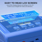 IMAX B6 80W Multi-function Battery Charger For Lipo Li-ion LiFe NiMh Ni-Cd PB XT60 Tamiya RC Balance Discharger+15V 6A Adapter