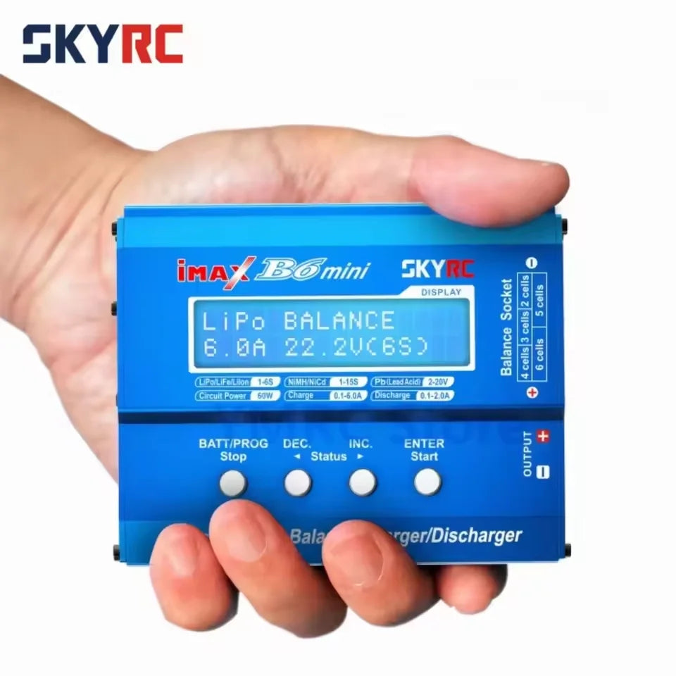 SKYRC IMAX B6 V2/B6 Mini/B6AC V2 Balance Battery Charger for NiMH NiCD LiHV NiCd Battery Charger for Mavic/Inspire Battery