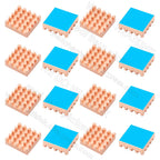 WE DO HEATSINK Small Tiny Useful Pure Copper Heat Sink Without or With Thermal Pad For Raspberry Pi Banana Pi IC Chipset Package