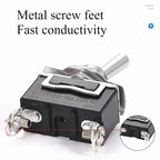 6Pcs Heavy Duty Car Boat Rocker Toggle Switch 15A 250V 2 3 Pin 2 3 Gang SPST ON/OFF Rocker Switches with Boot Spst Rocker Switch