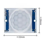 1-10pcs HC-SR501 SR505 SR602 Adjust IR Pyroelectric Infrared PIR Motion Sensor Detector Module