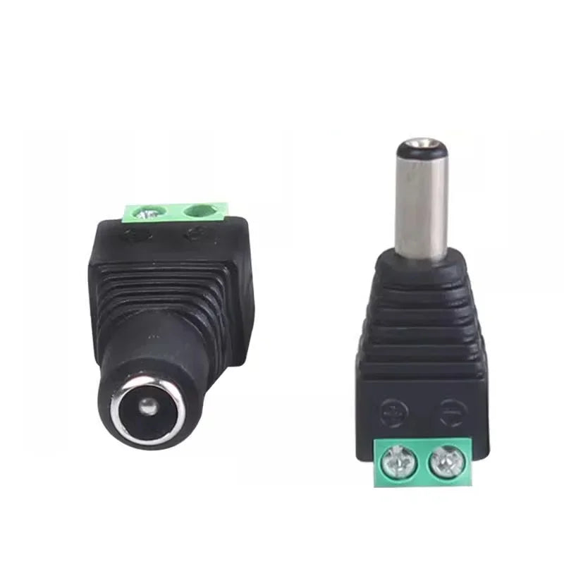 5/20pcs 12V DC Power Connector 5.5mm*2.1mm Power Jack Plug Barrel Adapter,DC Power Connector