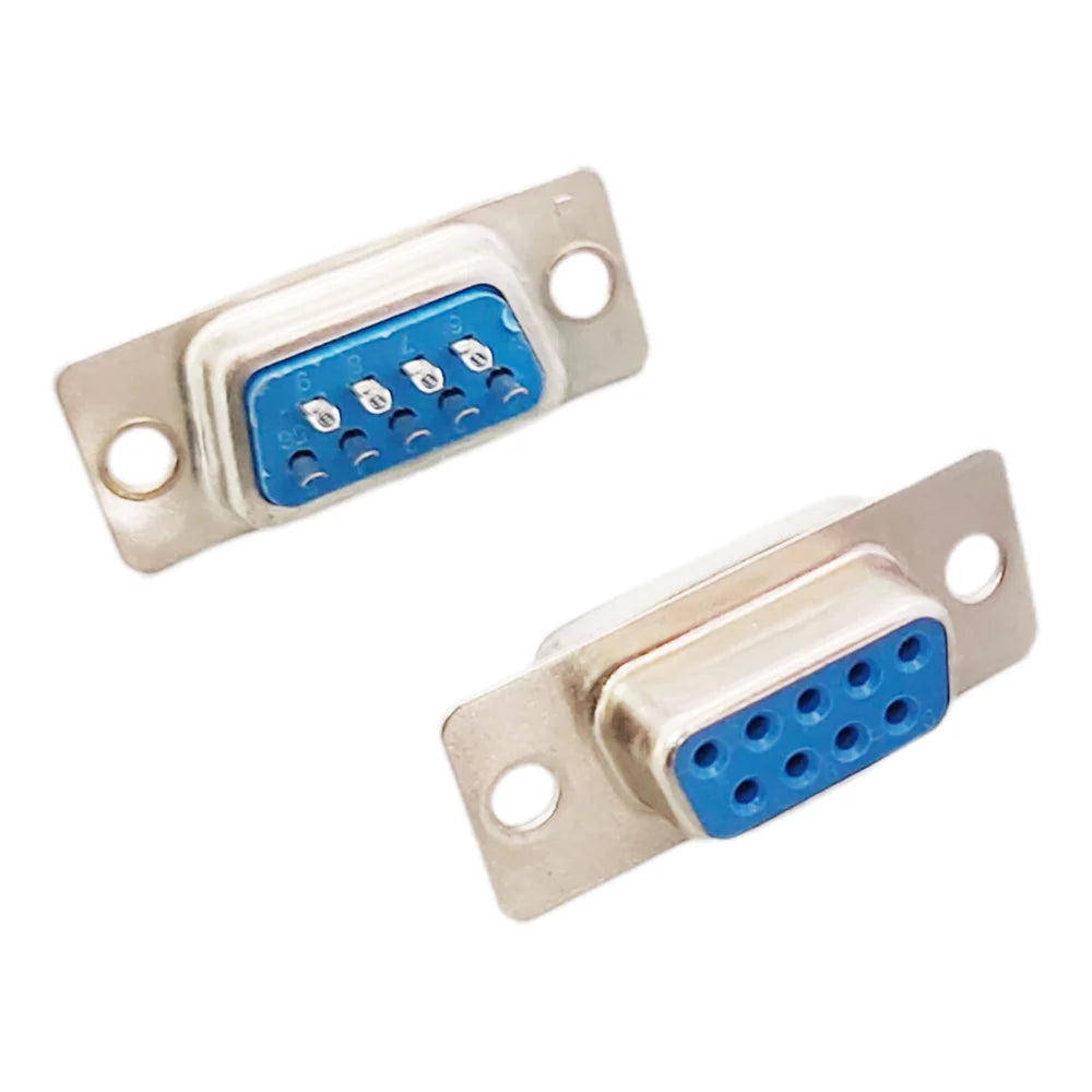5/10PCS RS232 DB9 Connector PCB Mount Serial 9 Pin 2 Rows Solder Type Plug D-SUB Male Female Plug Socket Connector