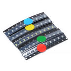 50pcs 5ValueX10PCS 1206 0402 0603 0805 SMD LED Diodes Component Package Kit DIY White Red Blue Green Yellow Super Bright