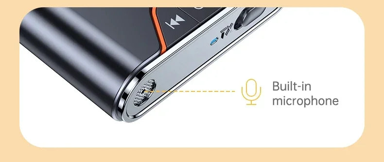 Wireless Bluetooth 5.4 Audio Receiver Transmitter 3.5mm AUX Jack Adapter TF Card Playback Hands Free for Car Radio TV Earphones
