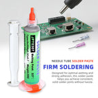 Lead Free High-Temperature Solder Paste Sn99 Ag0.3 Cu0.7 Needle Tube, Mobile Phone USB Socket Repair, LED Soldering