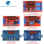 DC 5V 12V 24V 10A Adjustable Time Delay Relay Module 32 Modes LED Digital Timming Trigger Timer Control Switch Pulse Cycle