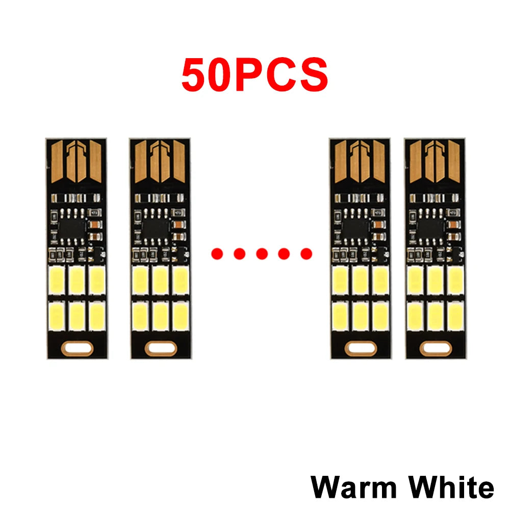 Mini USB LED Night Lamp Dimmable SMD 5730 USB Book Light Touch Control 6 leds Light For Laptop PC Book Reading Table Lamp