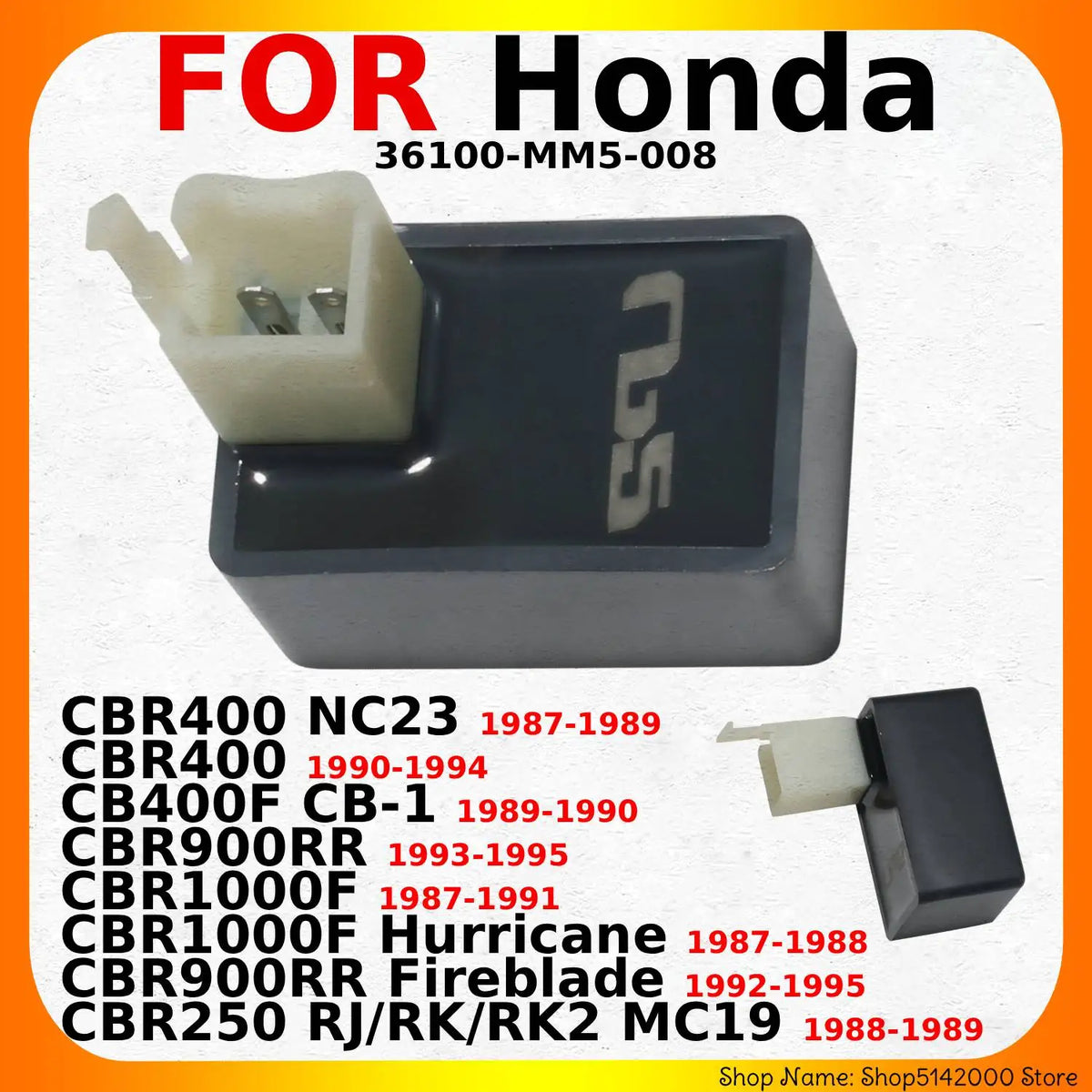 Fuel Pump Relay Controller For Honda CBR250 CBR400 CB400F CBR900RR CBR1000F CBR900RR Fireblade CB-1  36100-MM5-008